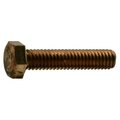 Midwest Fastener 5/16"-18 Hex Head Cap Screw, Silicon Bronze, 1-1/2 in L, 6 PK 39344